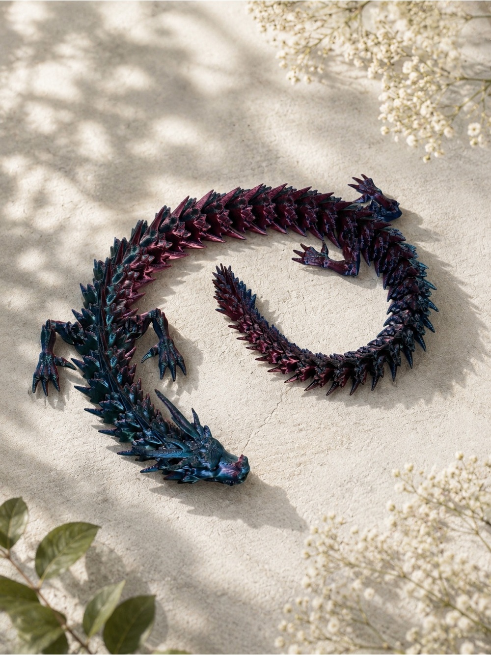 Articulated dragon toy